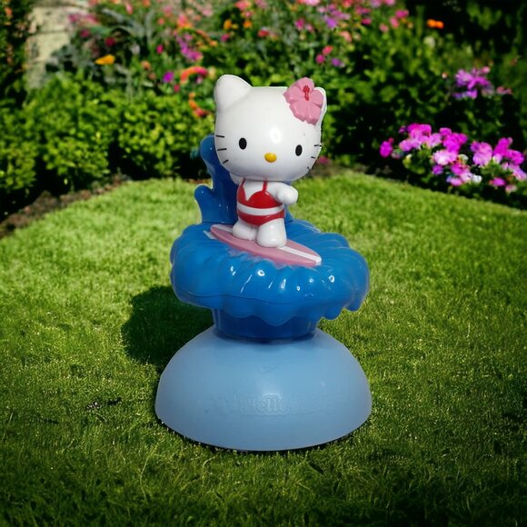 Hello Kitty Surfing Splash Sprinkler Sanrio Outdoor Water Fun Hook 2009 - Picture 1 of 4